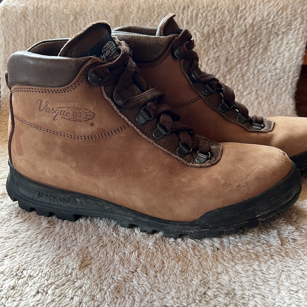 Vintage Vasque Leather Womens Hiking Boots - Size 7 1/2